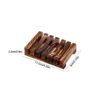 Soap Box Natural Bamboo Dishes Bath Soap Holder