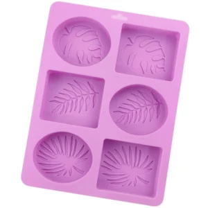 Palm Olive Leaves Silicone Soap Mold
