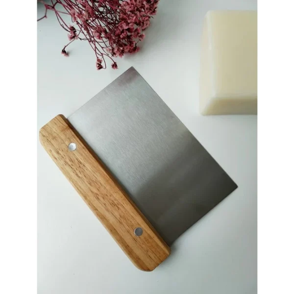 my-11134207-23030-rgvr80498gove5.webp Stainless Steel Cutter with Wooden Handle for soap base