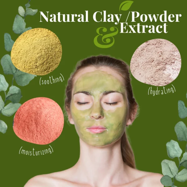 my-11134207-7r98q-m019e6zczc68fa.webp Natural Clay Powder Powder Extract 100G For DIY Soap Making Face Mask Powder