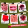 Beetroot Powder Face Mask Skin Brightening Face and Body Glowing Soap Making Lip Mask Body Scrub