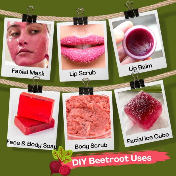Beetroot Powder Face Mask Skin Brightening Face and Body Glowing Soap Making Lip Mask Body Scrub