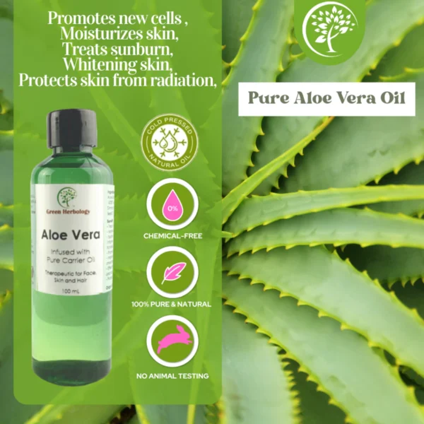 Natural Aloe Vera Oil For Soap Making Facial Oil Body Oil Carrier Oil