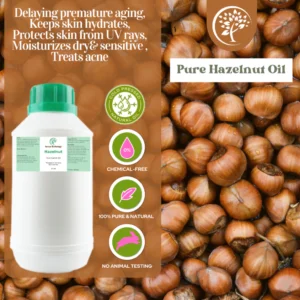Cold Pressed Hazelnut Oil For Soap Making Facial Oil Body Oil Carrier Oil