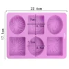 Palm Olive Leaves Silicone Soap Mold