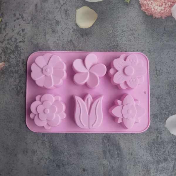 Tulips Flower Silicone Soap Mold