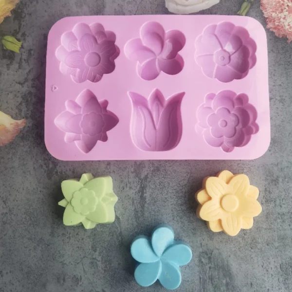 Tulips Flower Silicone Soap Mold