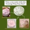 2KG Luxe Lather Whipped Foaming Bath Butter Soap Base DIY Whip Soap Face and Body Scrub